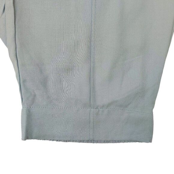 Ryegrass Luxe Jogger Pants Womens Large Green High Rise Flat Front Rayon Relaxed - Picture 9 of 12